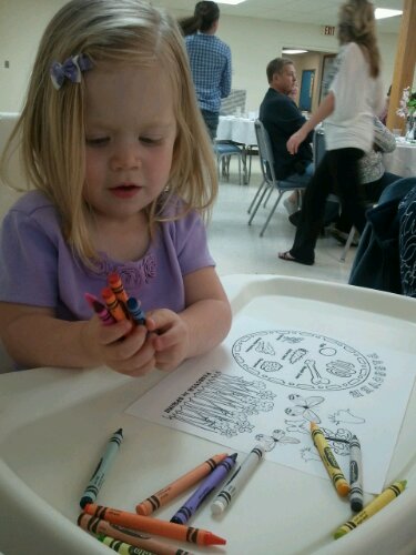 Seder coloring image