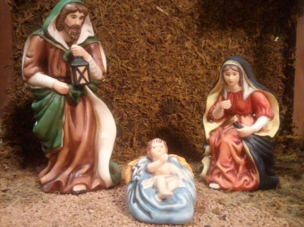 "You will find the babe wrapped in swaddling clothes, laying in a manger."