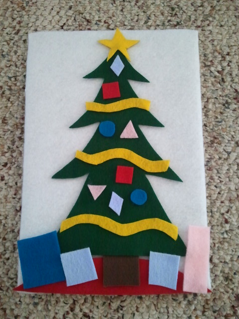 Felt board Christmas tree