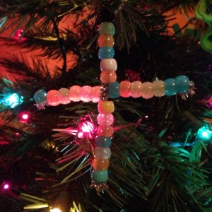 Our cross ornament