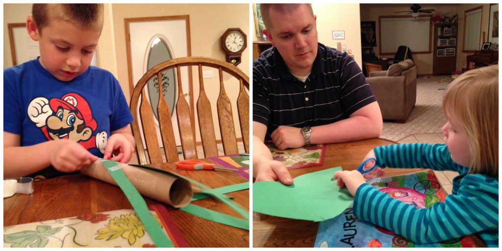 Making our palm branches