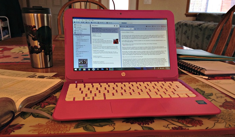 My spot this morning: praying, reading, learning, listening...