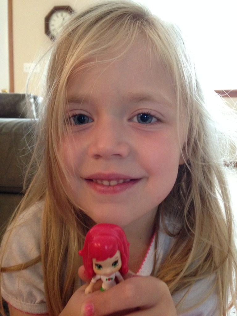 What's Lauren's first thought when she wakes up? Play with me Mom!