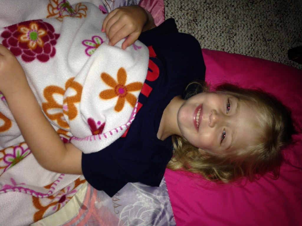 Without fail, if a storm is in full swing at night, Lauren will end up in my room.